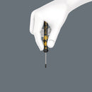Wera 05030100001 1578 A ESD Kraftform Micro screwdriver for slotted screws, 0.25 x 1.2 x 40 mm