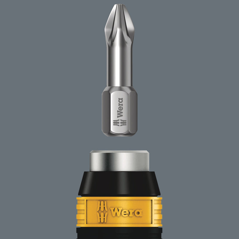 Wera 05074840001 Series 7400 ESD Kraftform pre-set, adjustable torque screwdrivers (0,1-1,5 Nm) with Rapidaptor quick-release chuck, handle size 105 mm, 7460 ESD x 0.3 Nm x 0.3-1.2 Nm