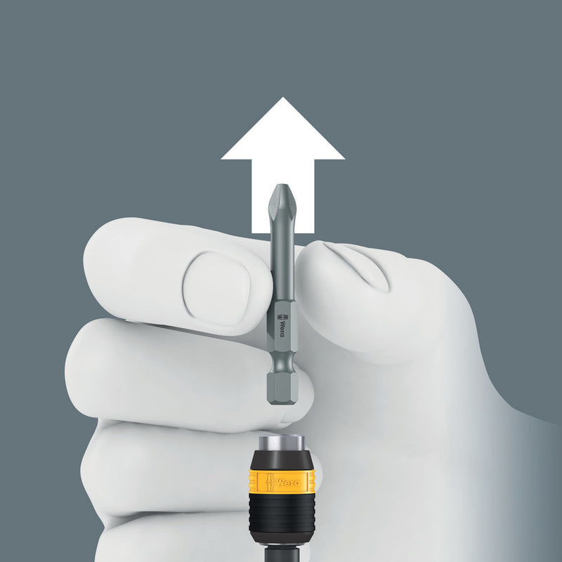 Wera 05074840001 Series 7400 ESD Kraftform pre-set, adjustable torque screwdrivers (0,1-1,5 Nm) with Rapidaptor quick-release chuck, handle size 105 mm, 7460 ESD x 0.3 Nm x 0.3-1.2 Nm