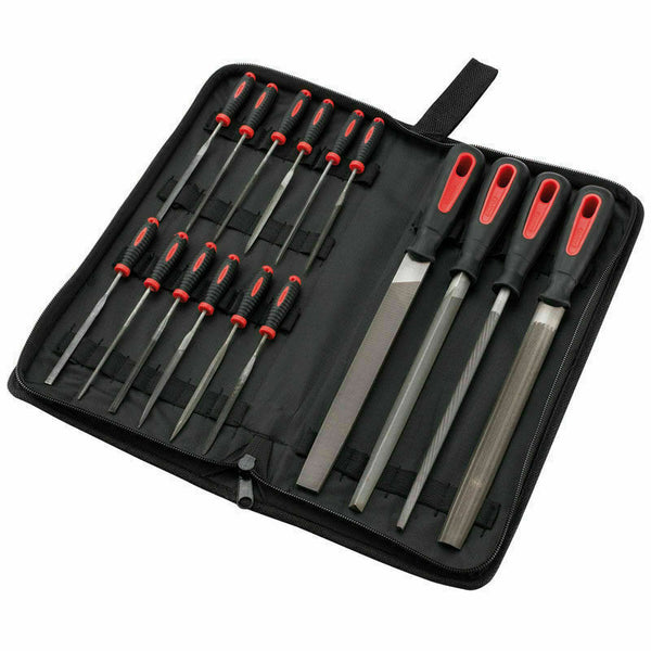 Draper 68904 Needle File Tool Set with Canvas Carrying Case