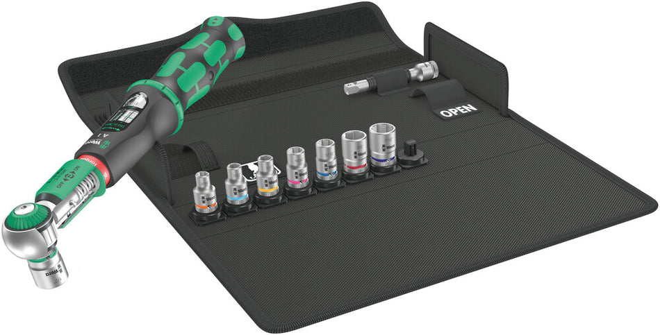 Wera 05075831001 Safe-Torque A 1 Imperial Set 1, 1/4" square head drive, 2-12 Nm, 10 pieces