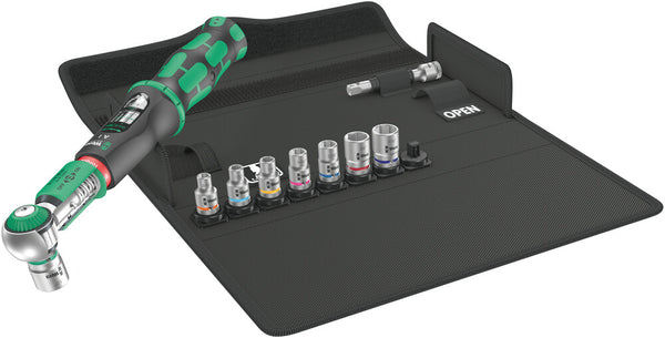 Wera 05075831001 Safe-Torque A 1 Imperial Set 1, 1/4" square head drive, 2-12 Nm, 10 pieces
