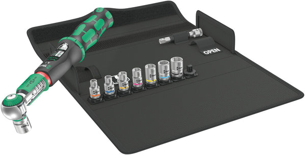 Wera 05075830001 Safe-Torque A 1 Set 1, 1/4" square head drive, 2-12 Nm, 10 pieces