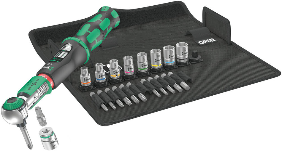 Wera 05075832001 Safe-Torque A 2 Set 1, 1/4" hexagonal, 2-12 Nm, 23 pieces
