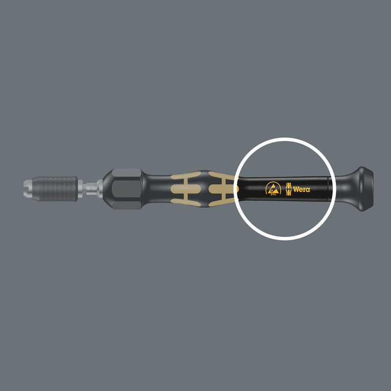 Wera 05074804001 1430 Kraftform Micro ESD adjustable torque screwdrivers (0.02-0.11 Nm) with quick-release chuck, 1431 ESD x 0.05-0.11 Nm
