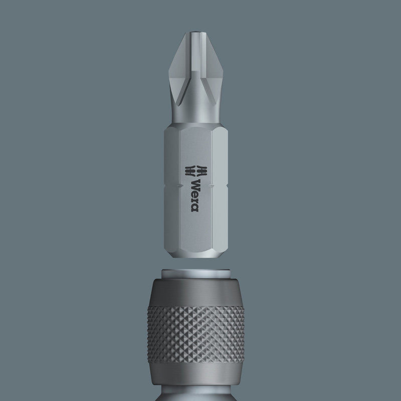 Wera 05042750001 784 A 1/4" Adaptor with quick-release chuck, 1/4" x 30 mm