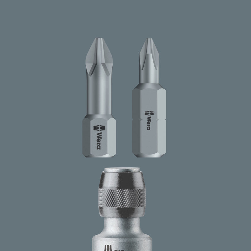 Wera 05042755001 784 B 3/8" Adaptor with quick-release chuck, 784 B/1 x 1/4" x 43 mm