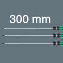 Wera 05347735002 335/350/355/3 Screwdriver set Kraftform Plus 300 mm-long blades, 3 pieces