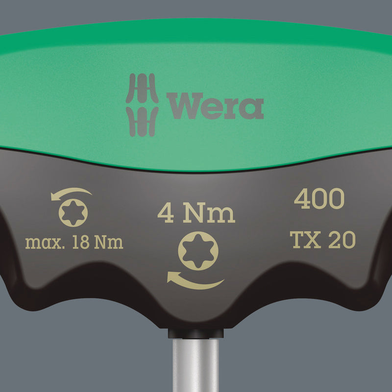 Wera 05005091001 400 TX Torque-indicator, TX 25 x 5.0 Nm