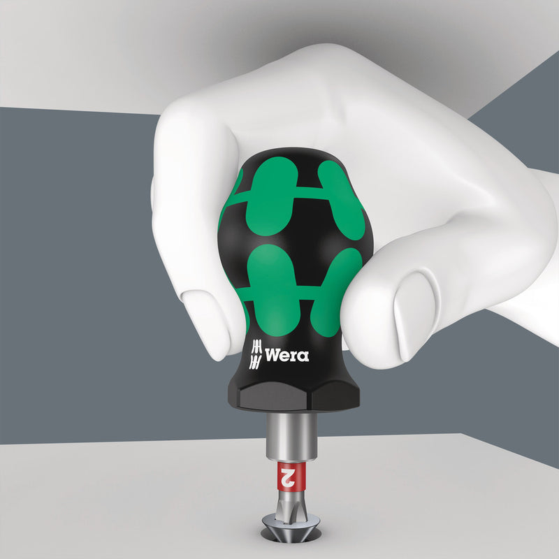 Wera 05008880001 811/1 Stubby Bitholding screwdriver, magnetic, 1/4"