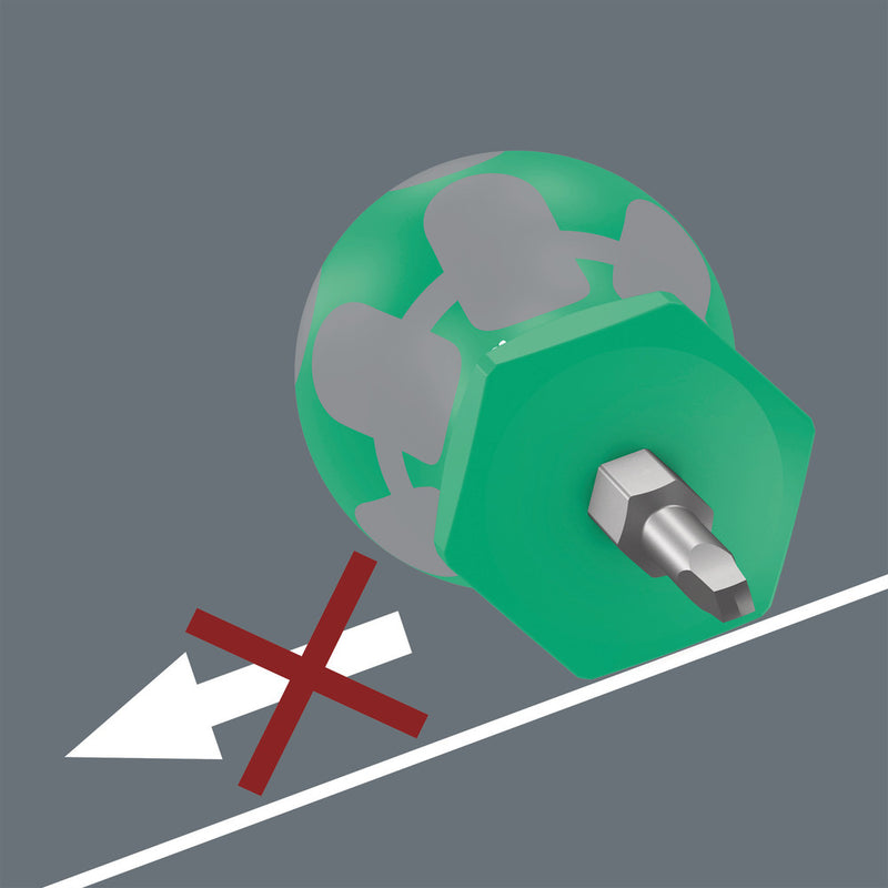 Wera 05008864001 368 Stubby screwdriver for square head socket screws,