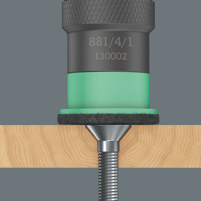 Wera 05130002001 881/4/1 SB Bit holder with variable screw depth limitation, 3 pieces
