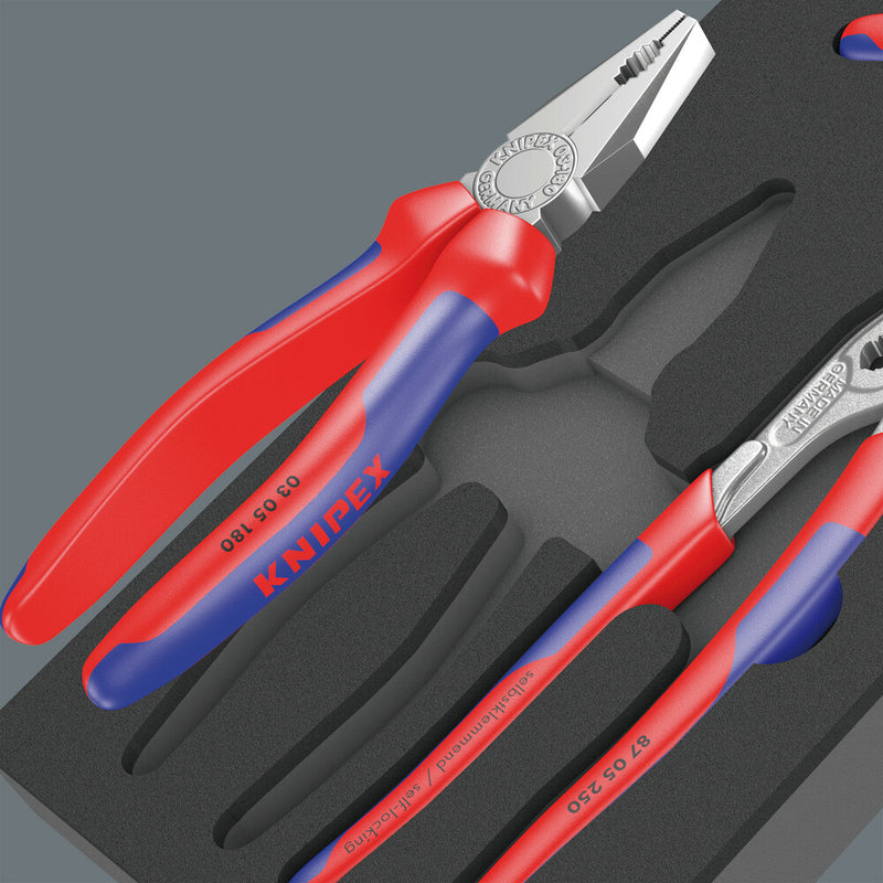 Wera 05150180001 9780 Foam insert KNIPEX pliers set 1, 3 pieces