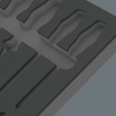 Wera 05137310001 9810 Foam insert screwdriver set 1, empty, 344 x 30 x 392 mm