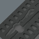 Wera 05137320001 9820 Foam insert 8000 A Zyklop 1/4" ratchet set 1, empty, 172 x 30 x 392 mm