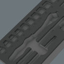 Wera 05137321001 9821 Foam insert 8000 B Zyklop 3/8" ratchet set 1, empty, 172 x 30 x 392 mm