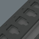 Wera 05137323001 9823 Foam insert Zyklop B 3/8" bit socket set 1, empty, 172 x 30 x 392 mm