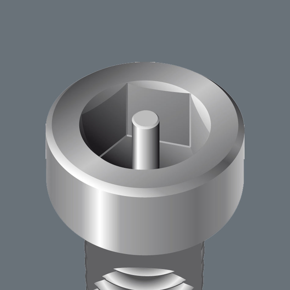 Wera 05056342001 840/1 Z Tamper-proof Hex-Plus BO bits, 2.5 x 25 mm