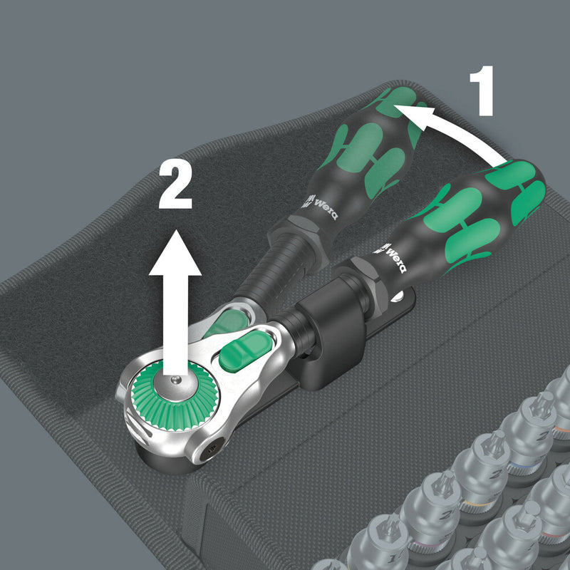 Wera 05003536001 8100 SB All-in Zyklop Speed ratchet set, 3/8" drive, 35 pieces