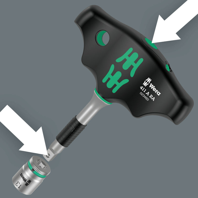 Wera 05023470001 Kraftform Kompakt 400 RA Set 2, 9 pieces