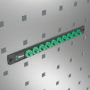 Wera 05136421001 9601 Magnetic socket rail, 3/8", empty, 30 x 340 mm