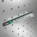 Wera 05005480001 Magnetic socket rail C Imperial 1 Zyklop socket set, 1/2" drive, imperial, 9 pieces
