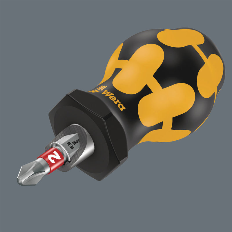 Wera 05008882001 809/1 ESD Stubby Bitholding screwdriver, with retaining ring, 1/4" x 54 mm