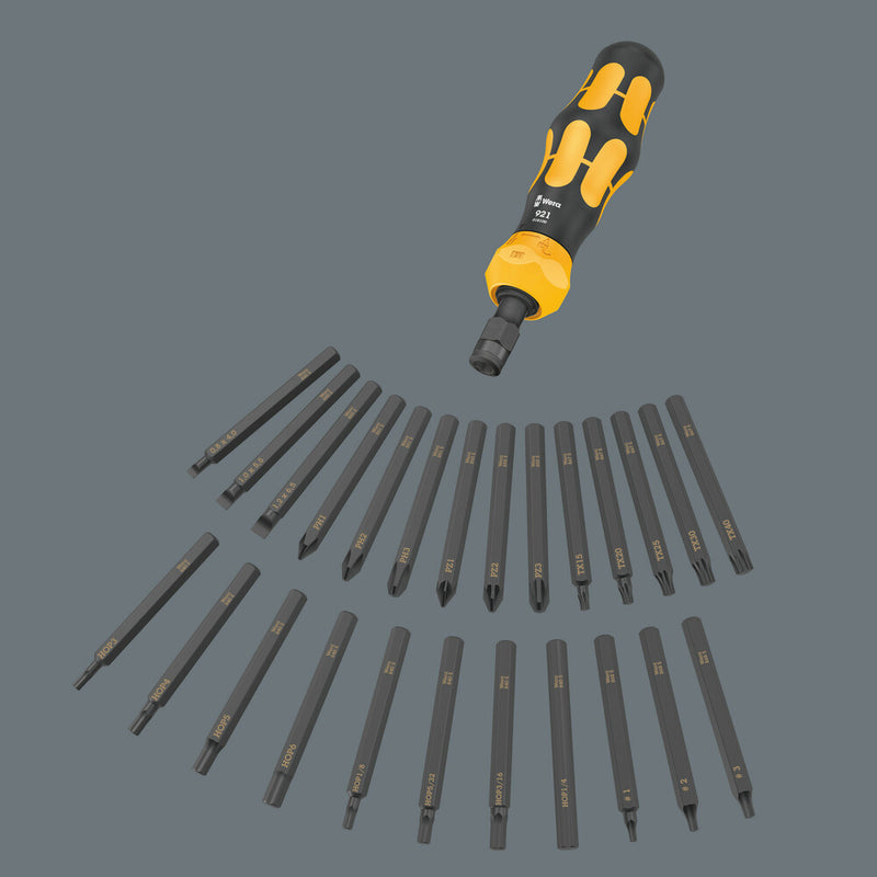 Wera 05018111001 Kraftform Kompakt 900 Imperial Set 1, 19 pieces
