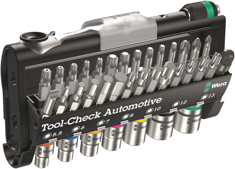 Wera 05200995001 Tool-Check Automotive 1, 38 pieces