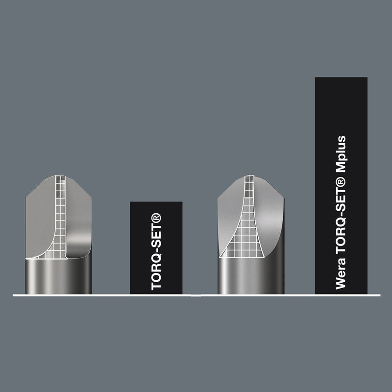 Wera 05066632001 871/1 TORQ-SETÃ‚Â® Mplus bits, 25 mm, 10 x 25 mm
