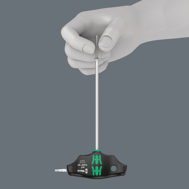 Wera 05023450001 454/7 HF Set 1 screwdriver set T-handle screwdrivers Hex-Plus with holding function, 7 pieces