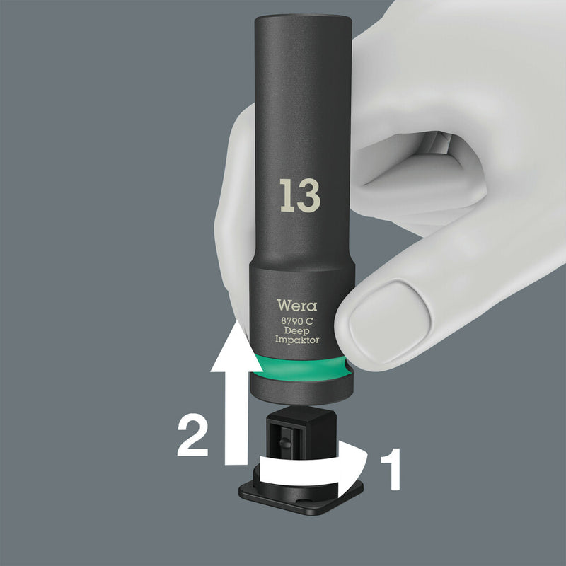 Wera 05004841001 8790 C Impaktor Deep Set 1, 11 pieces
