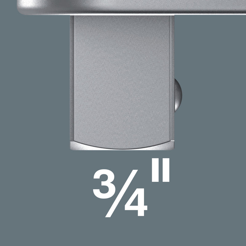 Wera 05078710001 7783 E Push-through square insert tool, 14x18 mm, 3/4" x 70 mm
