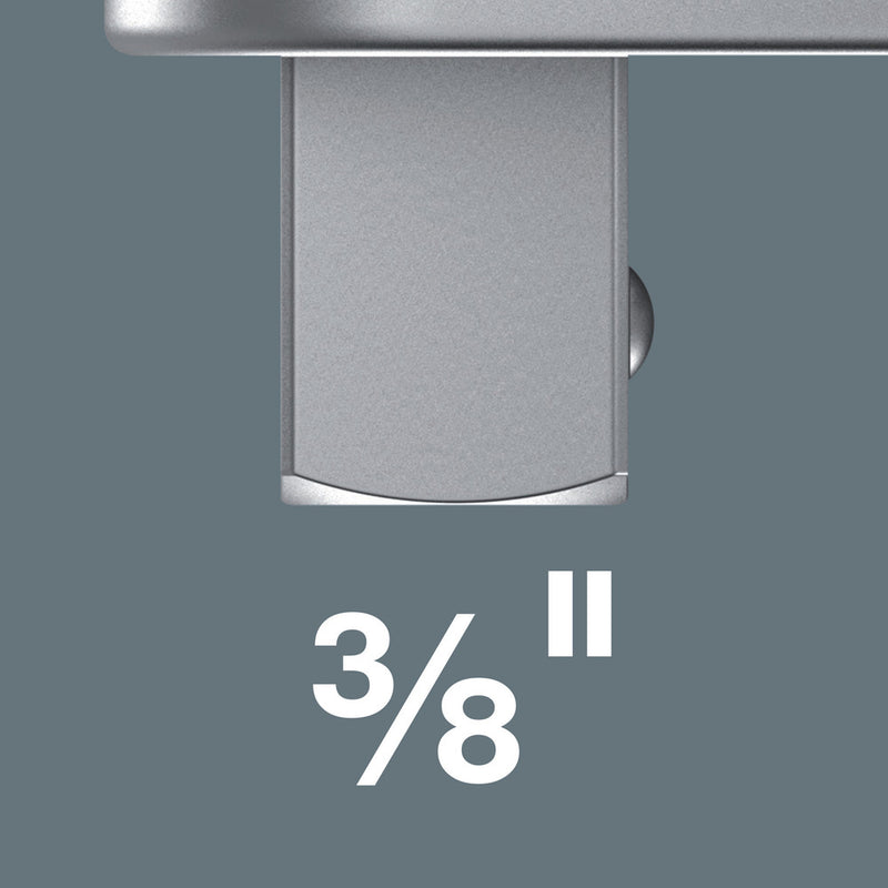 Wera 05078205001 7773 B Square drive insert, 9x12 mm, 3/8" x 44 mm