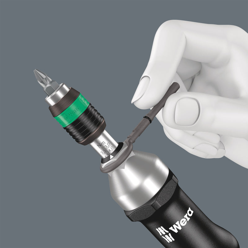Wera 05074702001 Series 7400 Kraftform pistol handle, adjustable torque screwdrivers (3.0-8.8 Nm) with Rapidaptor quick-release chuck, 7442 x 3.0-6.0 Nm