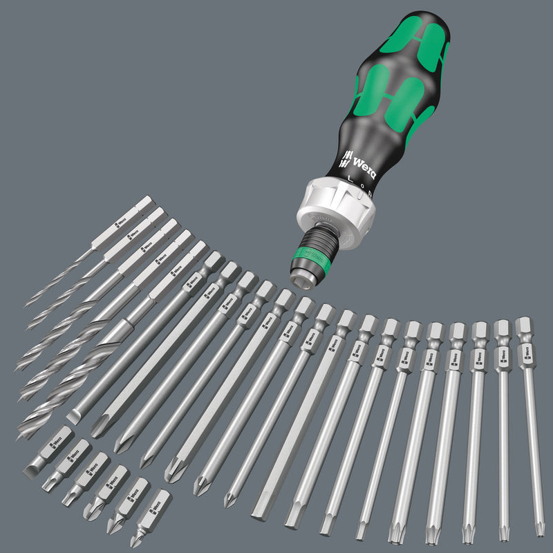 Wera 05051041001 Kraftform Kompakt 60 RA, Imperial, 17 pieces