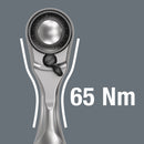 Wera 05003793001 8008 A Zyklop Mini 3 Ratchet with 1/4" drive, 1/4" x 87 mm