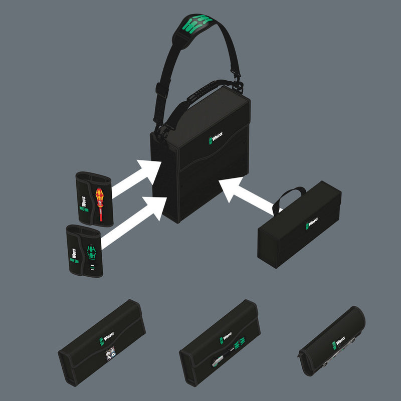 Wera 05004351001 Wera  2go 2 Tool Container, 3 pieces