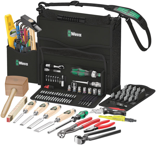 Wera 05134011001 Wera 2go H 1 tool set for wood applications, 134 pieces