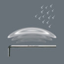 Wera 05021605001 950 L-key, metric, chrome-plated, 2 x 100 mm