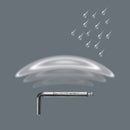 Wera 05133153001 950 PKS L-key, metric, chrome-plated, 3 x 71 mm